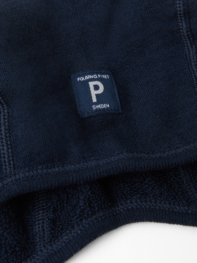 Hjälmmössa ullfrotté i merino Hjälmmössa ullfrotté i merino