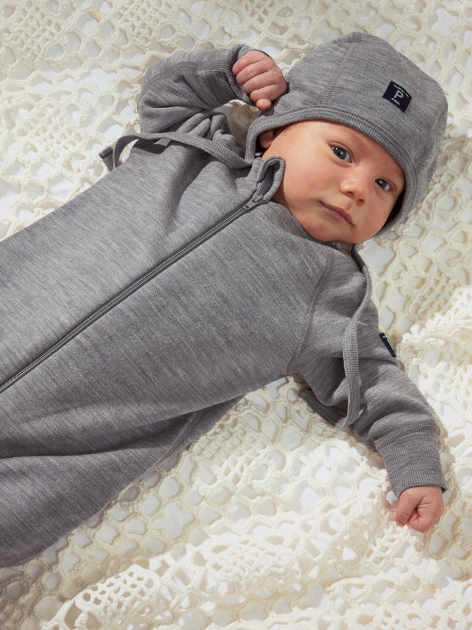 Overall ullfrotté i merino