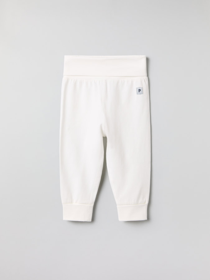 Byxa med nedvikbara muddar