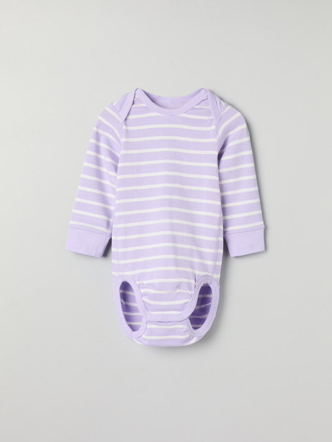 Body med omlottlagda axlar randig Body med omlottlagda axlar randig