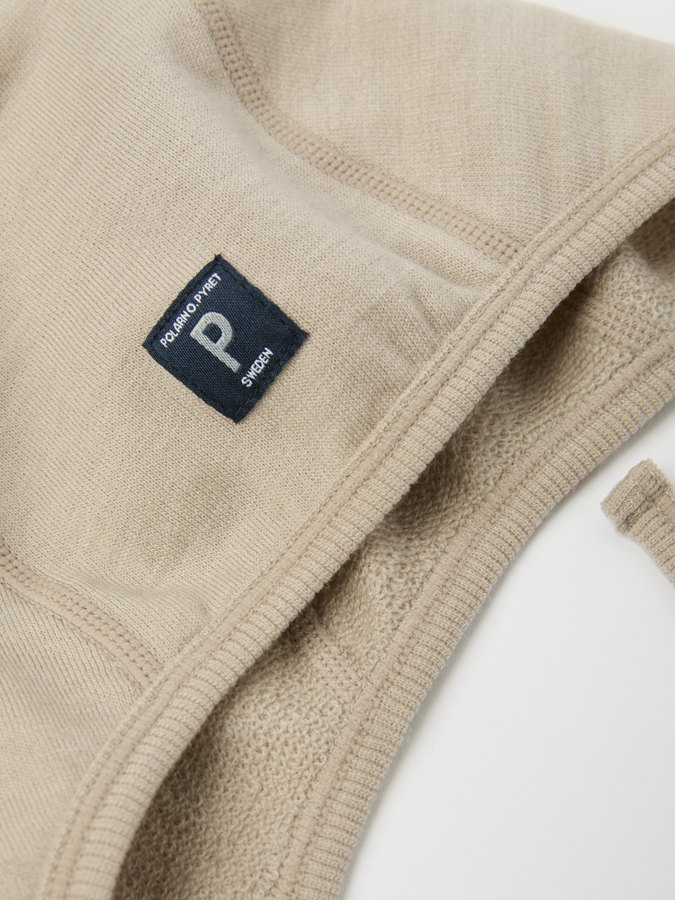 Hjälmmössa ullfrotté i merino Hjälmmössa ullfrotté i merino