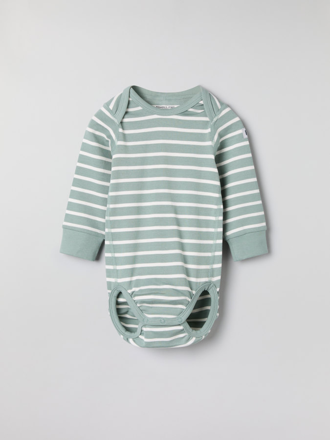 Body med omlottlagda axlar randig Body med omlottlagda axlar randig