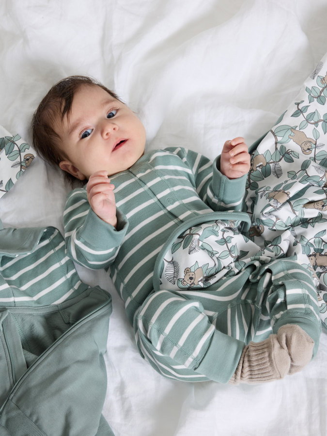 Trikåoverall randig Trikåoverall randig