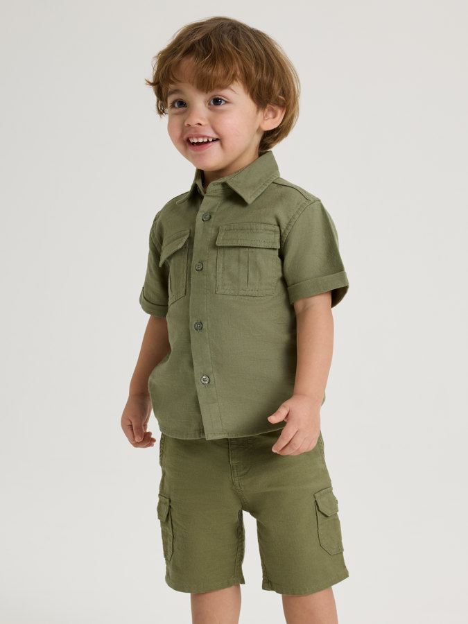 Vävda cargoshorts Vävda cargoshorts