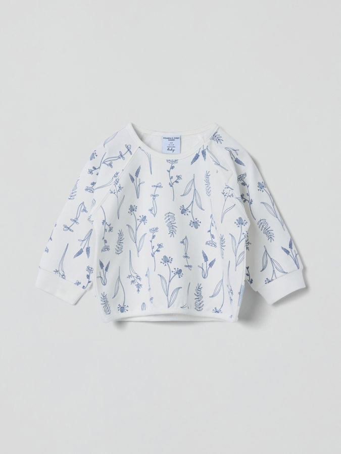 Sweatshirt blommor