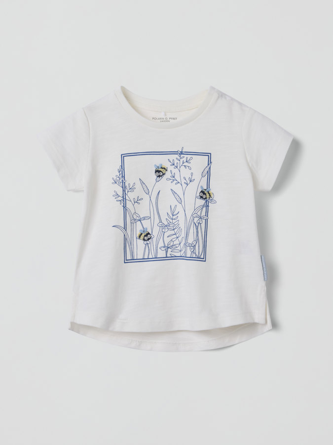 Kortärmad tröja blommor