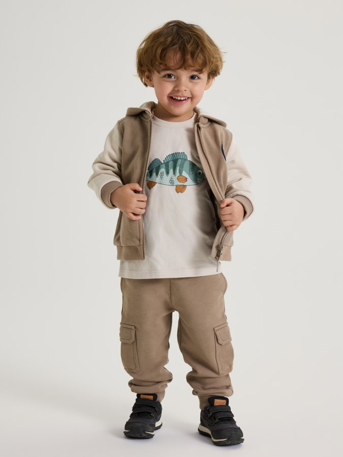 Mjukisbyxa med cargofickor