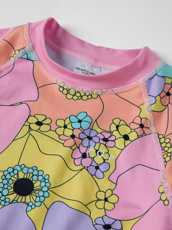 Långärmad UV-tröja blommig