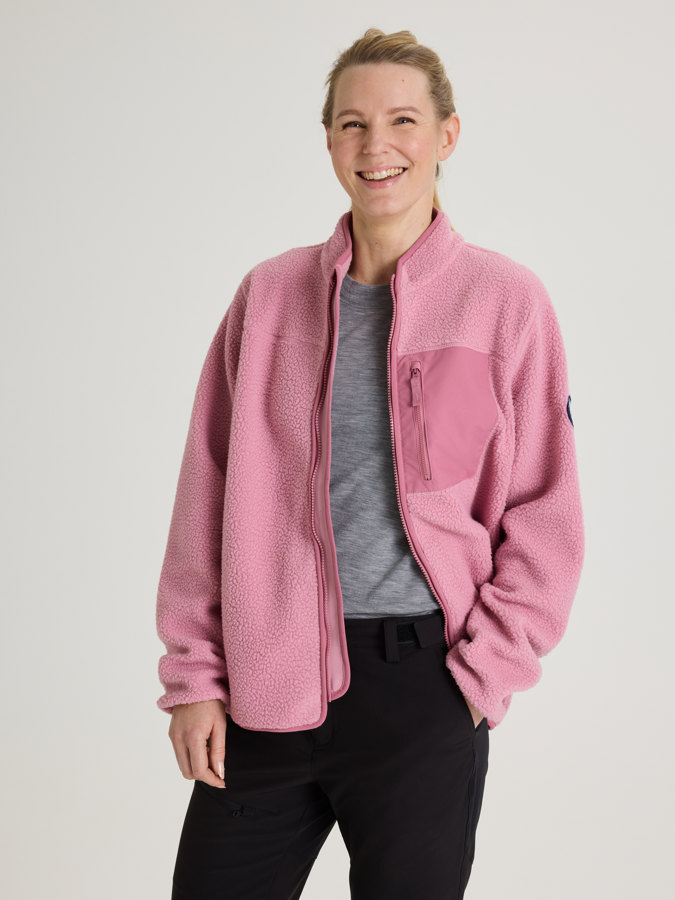 Vuxen pilefleecejacka