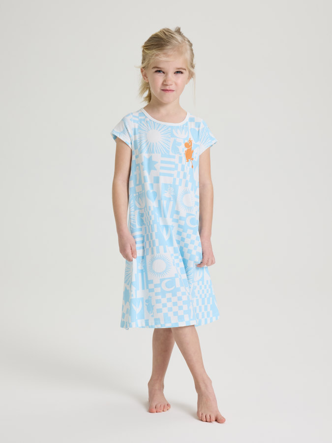 Kortärmat nattlinne Mumin