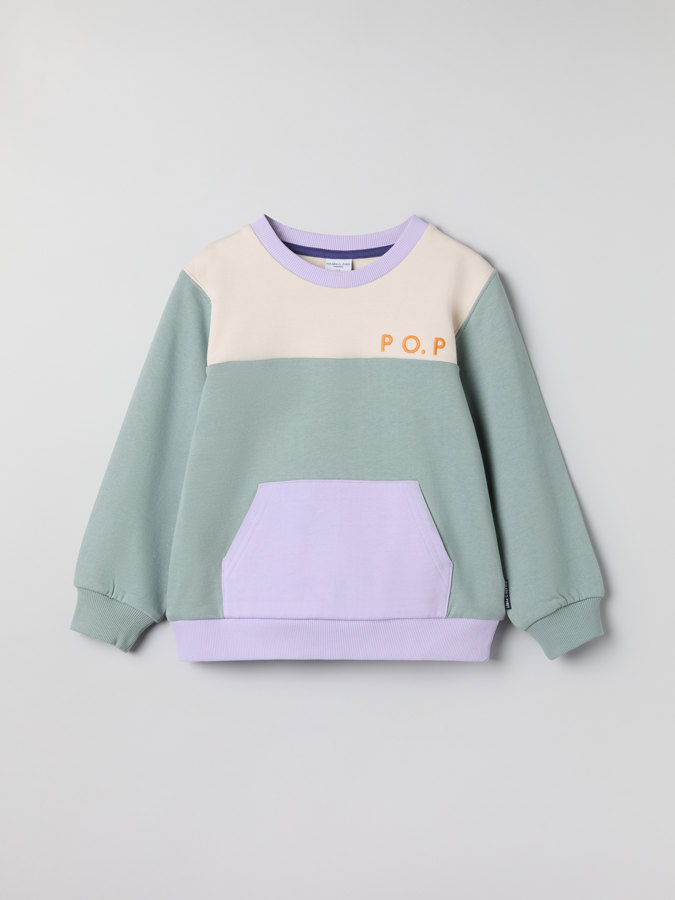 Sweatshirt med ficka Sweatshirt med ficka