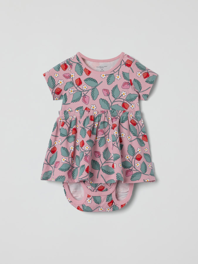 Klänningsbody jordgubbar Klänningsbody jordgubbar