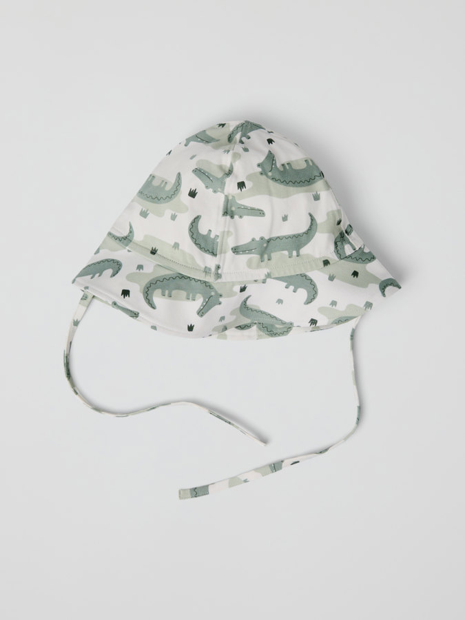 Trikå solhatt krokodiler