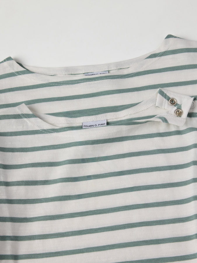 Långärmad t-shirt randig