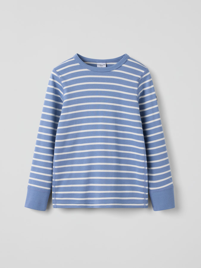 Långärmad t-shirt randig