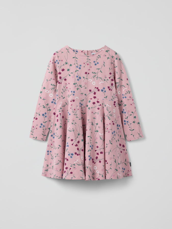 Snurrklänning blommig