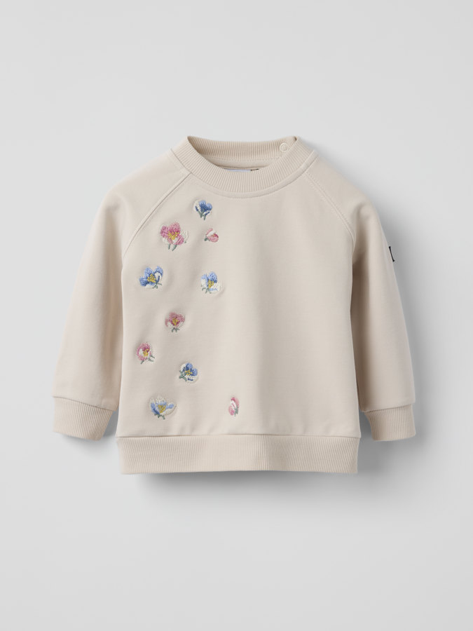 Sweatshirt blommor baby Sweatshirt blommor baby