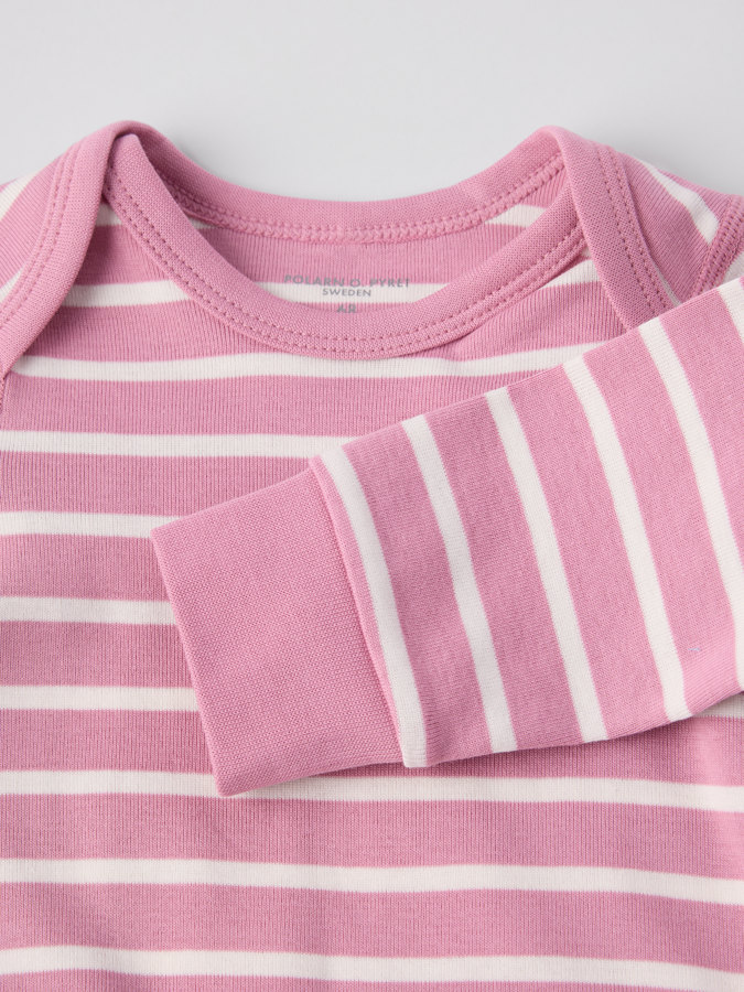 Body med omlottlagda axlar randig Body med omlottlagda axlar randig