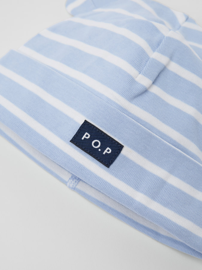 Mössa med öron randig