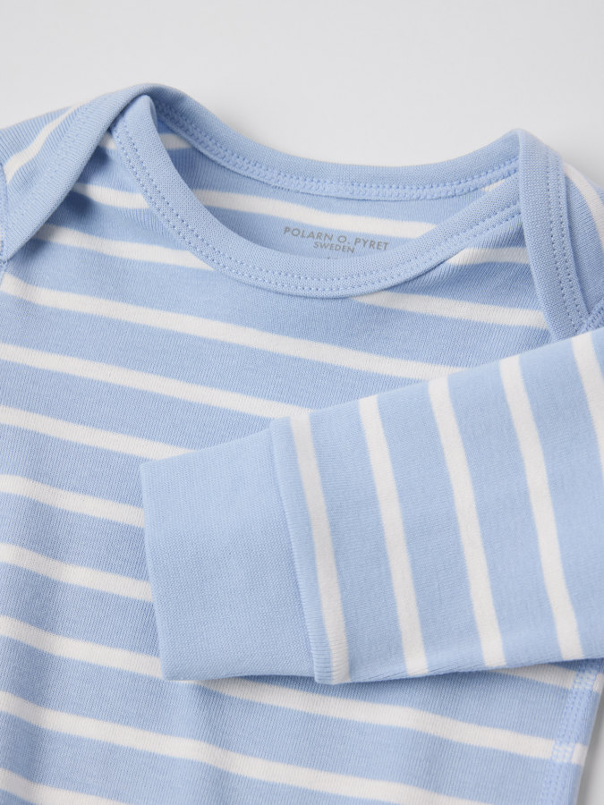 Body med omlottlagda axlar randig Body med omlottlagda axlar randig