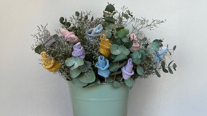 Så gör du din egen strumpbukett